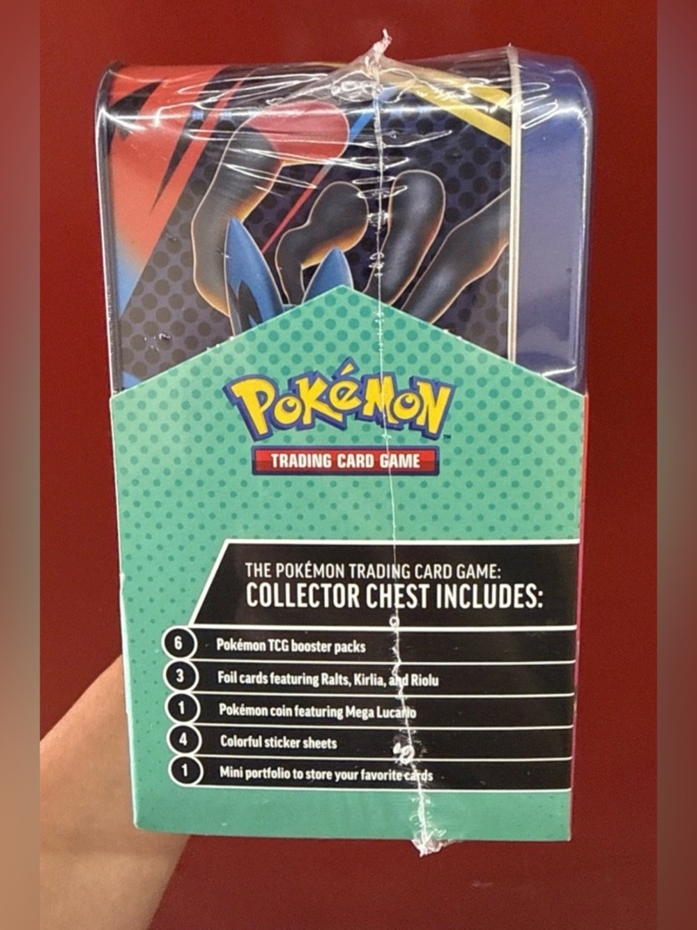Pokemon TCG Collector Chest Fall 2025 Mega Lucario Gardevoir 6 Packs Sealed NIB - Picture 3 of 4